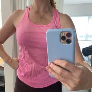 Pink lululemon tank!
